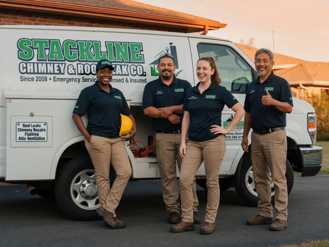 Chimney flashing repair company in Fontana, WI